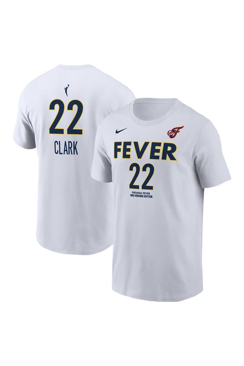 Men's Nike Caitlin Clark White Indiana Fever Heroine Edition Name & Number T-Shirt, Main, color, White