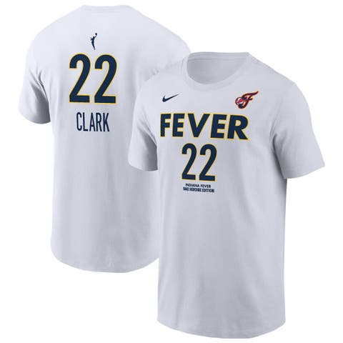 Men's Nike Caitlin Clark White Indiana Fever Heroine Edition Name & Number T-Shirt