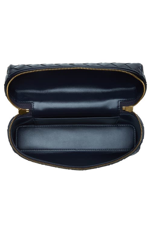 Bottega Veneta Women Bang Bang Leather Vanity Case With Intrecciato Motif