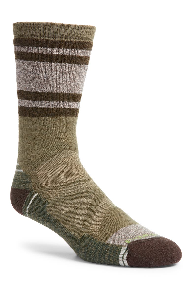 Hike Full Cushion Lolo Trail Wool Blend Crew Socks, Main, color, WINTER MOSS