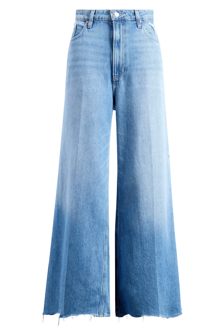 Portia High Waist Wide Leg Jeans, Alternate, color, RUMORS W/ ROCK HEM
