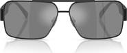 Versace 61mm Rectangular Sunglasses