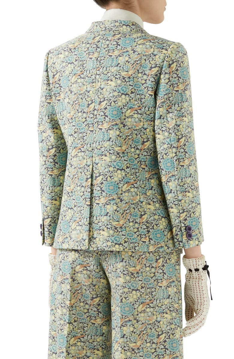Gucci x Liberty London Floral Print Wool & Mohair Jacket, Alternate, color,