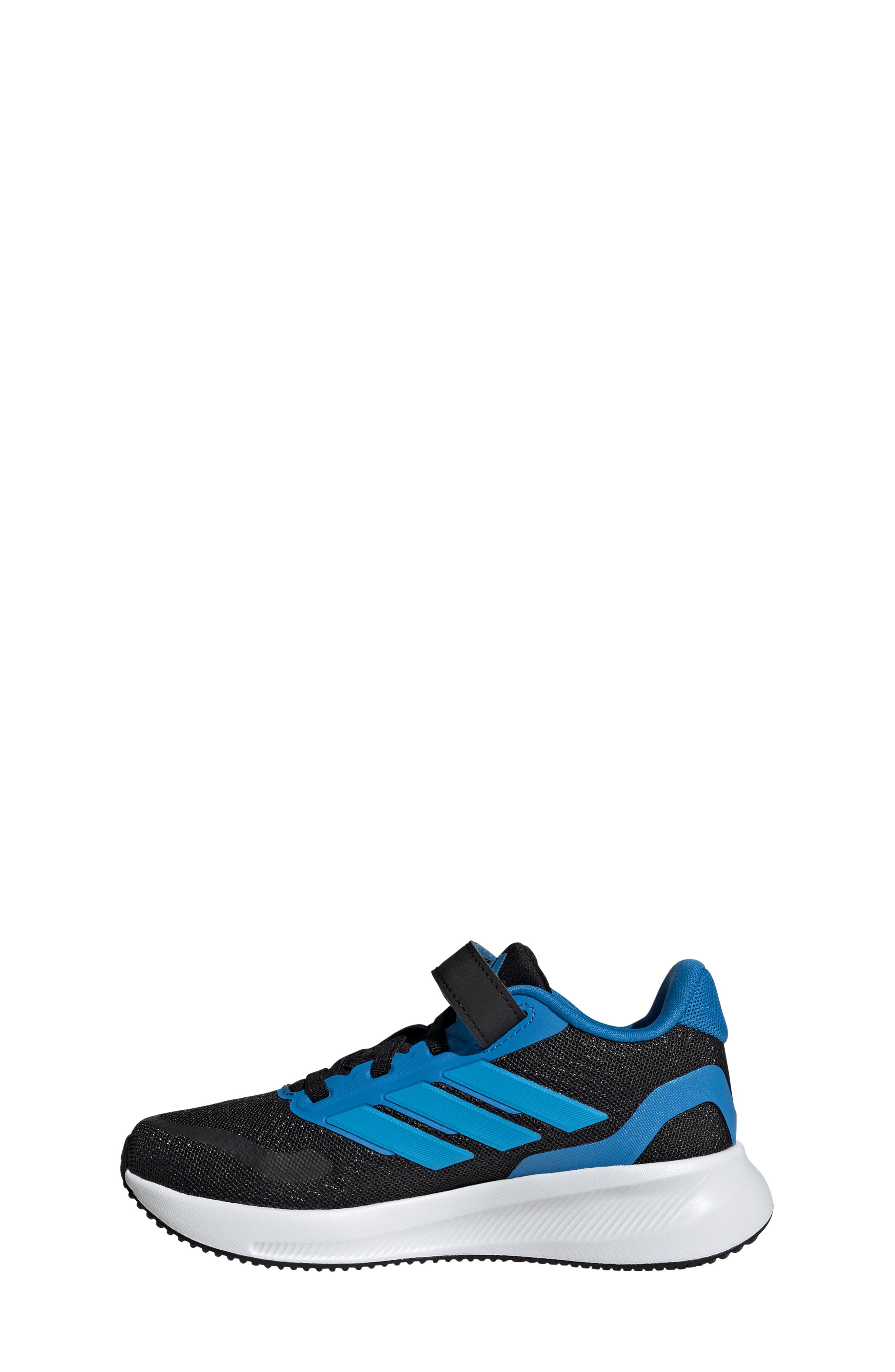 adidas Kids' Runfalcon 5 Sneaker, Alternate, color, Black/ Aquamarine/ Ray Blue