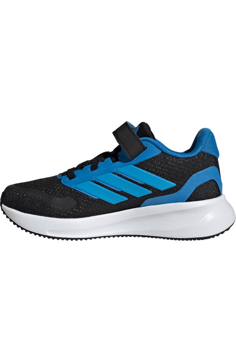 adidas Kids' Runfalcon 5 Sneaker, Alternate, color, Black/ Aquamarine/ Ray Blue