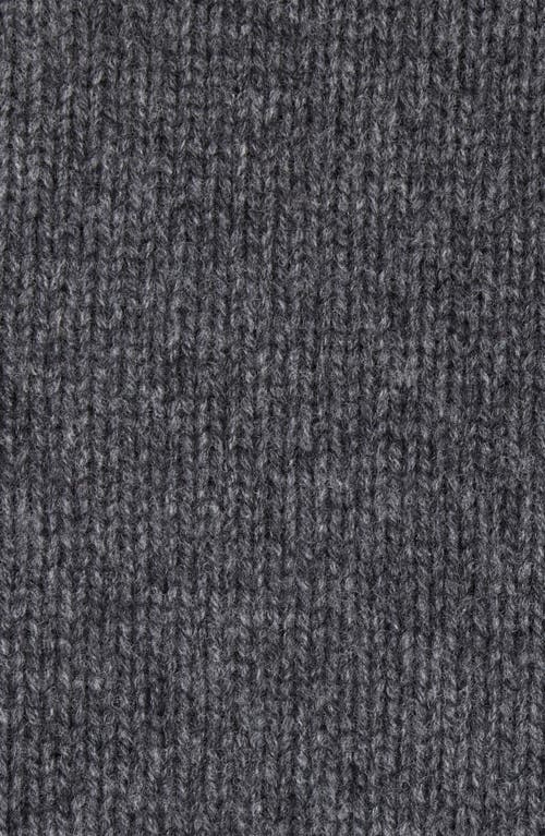 Isabel Marant Leandra Merino Wool & Cashmere Sweater In Anthracite