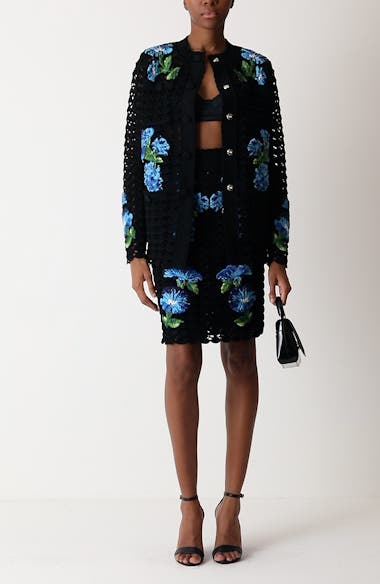 Dolce & Gabbana 花柄カーディガン Dolce & Gabbana 花柄のシルクカーディガン | Sendegaro UK