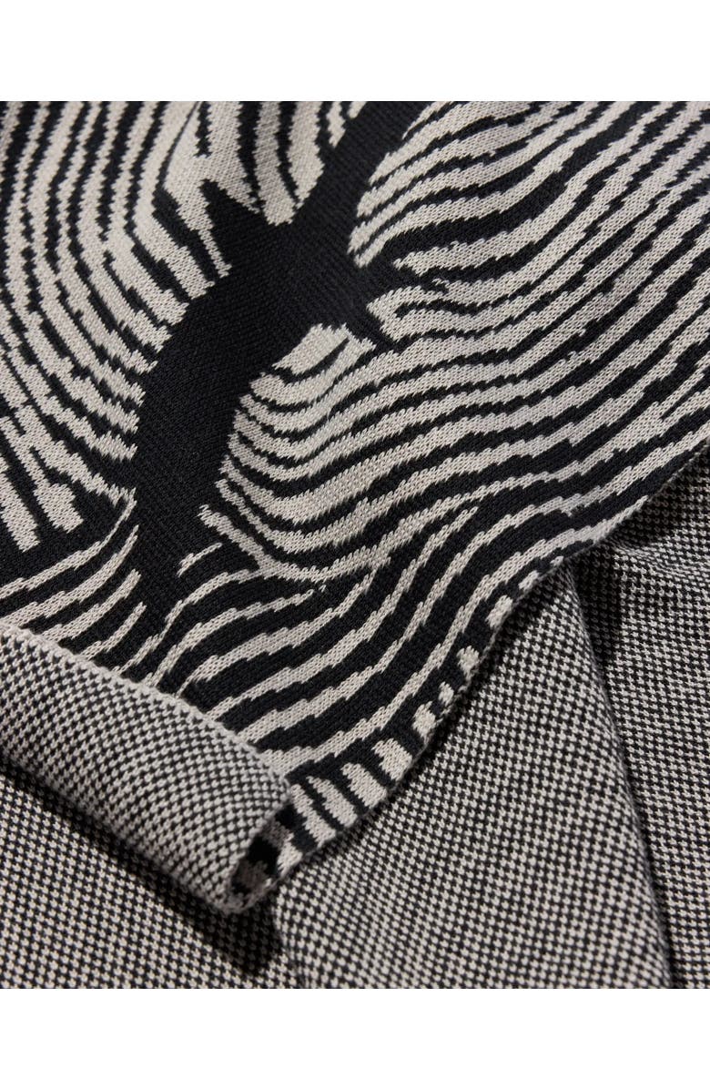 Biquette Swifts Knit Throw Blanket, Alternate, color, Skyline