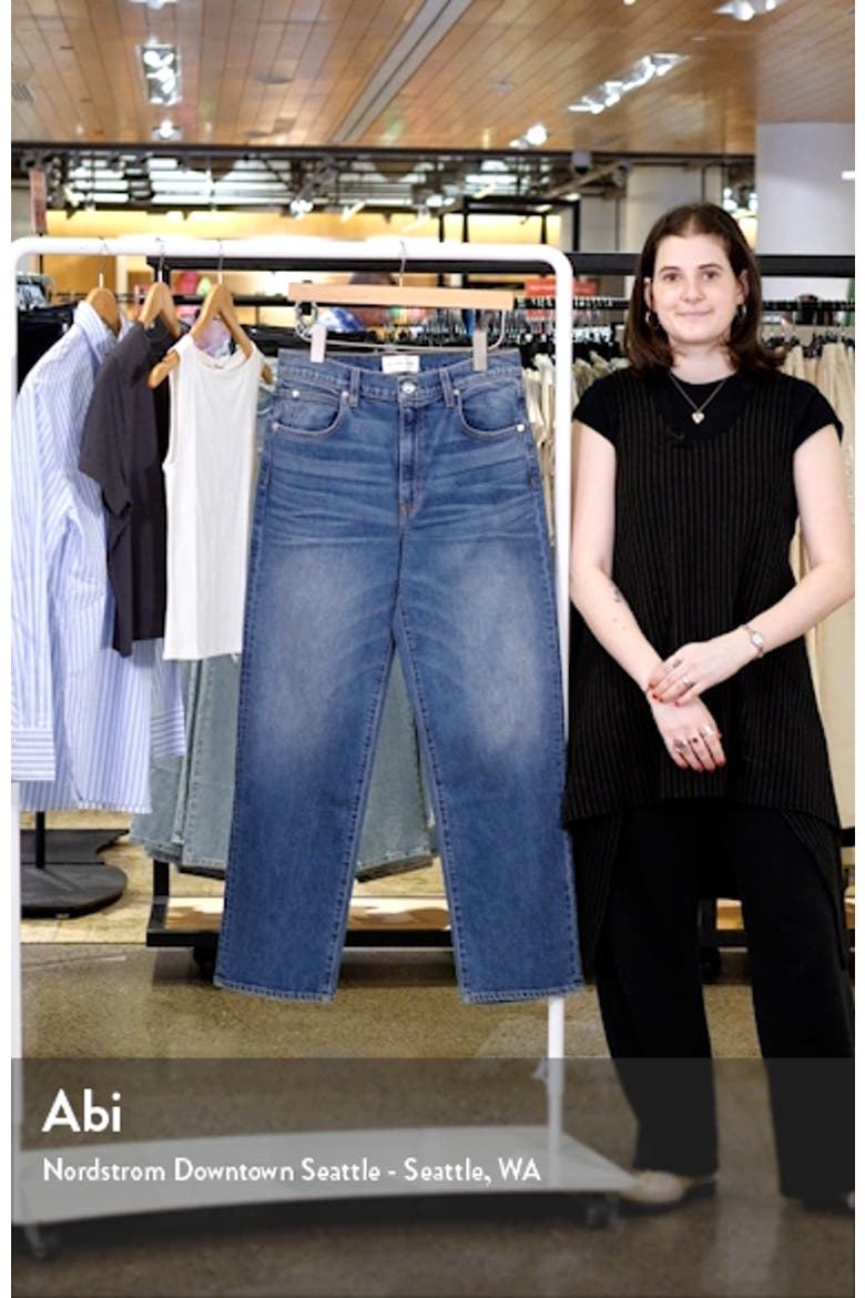 Sophie High Waist Straight Leg Jeans video