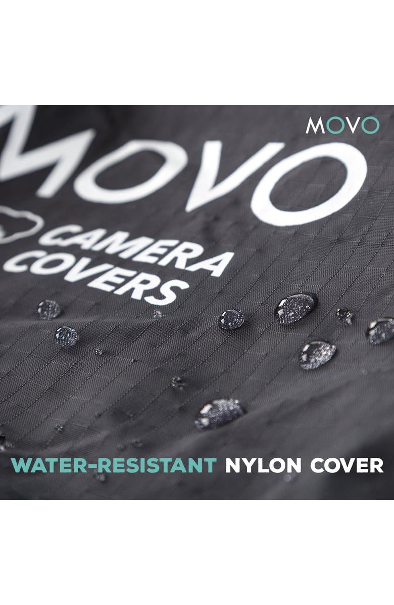 MOVO CRC17 Storm Raincover Protector for DSLR Cameras, Lenses, Photographic Equipment, Alternate, color, Black