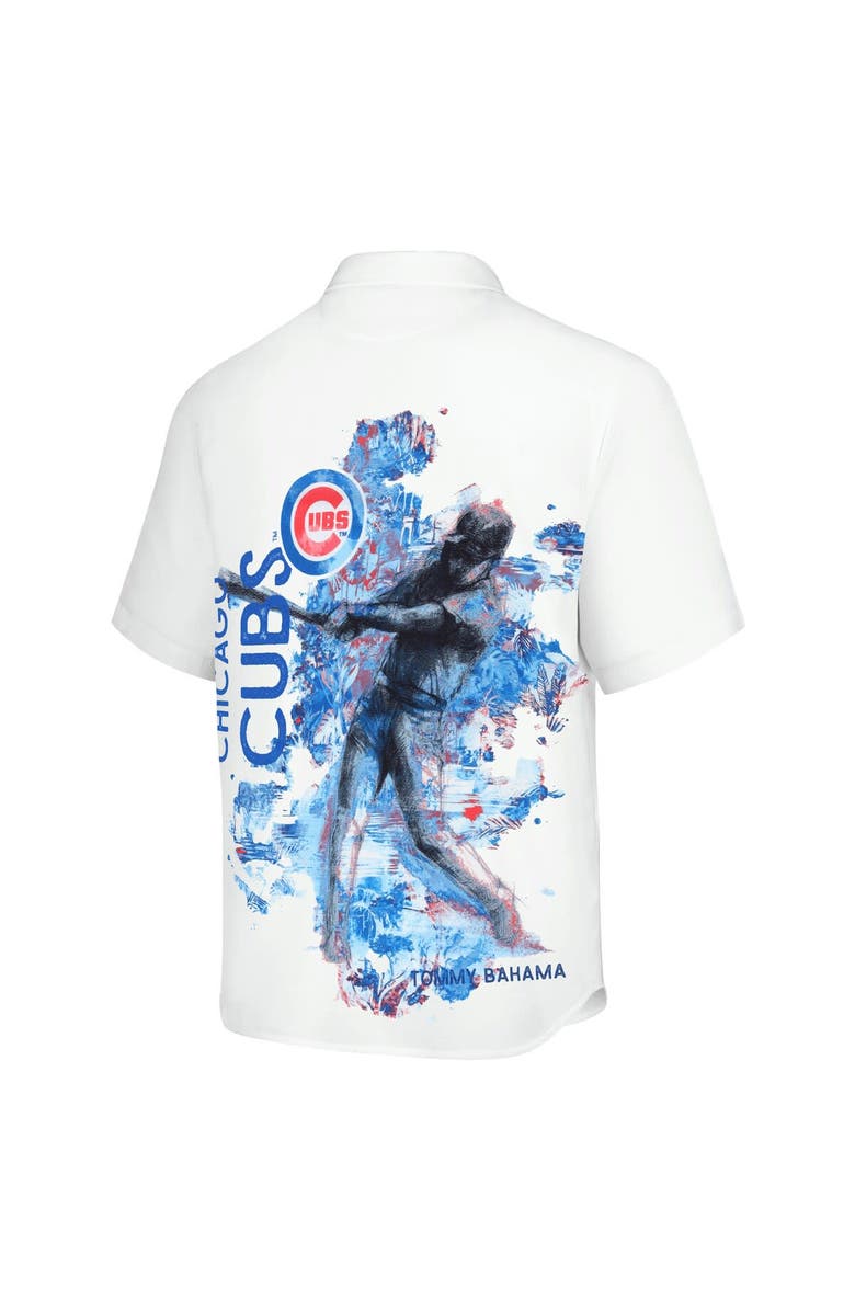 Tommy Bahama Men's Tommy Bahama White Chicago Cubs Veracruz Ace Islanders Button-Up Shirt, Alternate, color, White