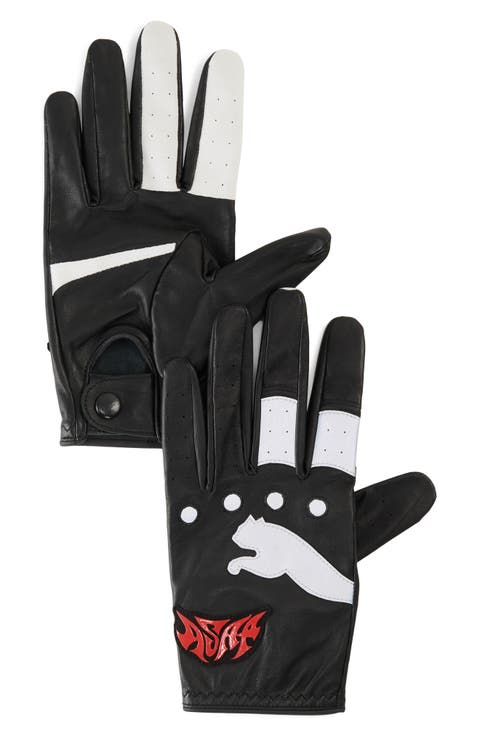 x A$AP ROCKY Leather Driving Gloves