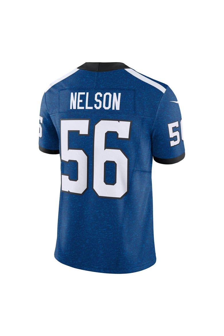 Men's Nike Quenton Nelson Blue Indianapolis Colts Vapor F.U.S.E. Limited Jersey, Alternate, color, Blue