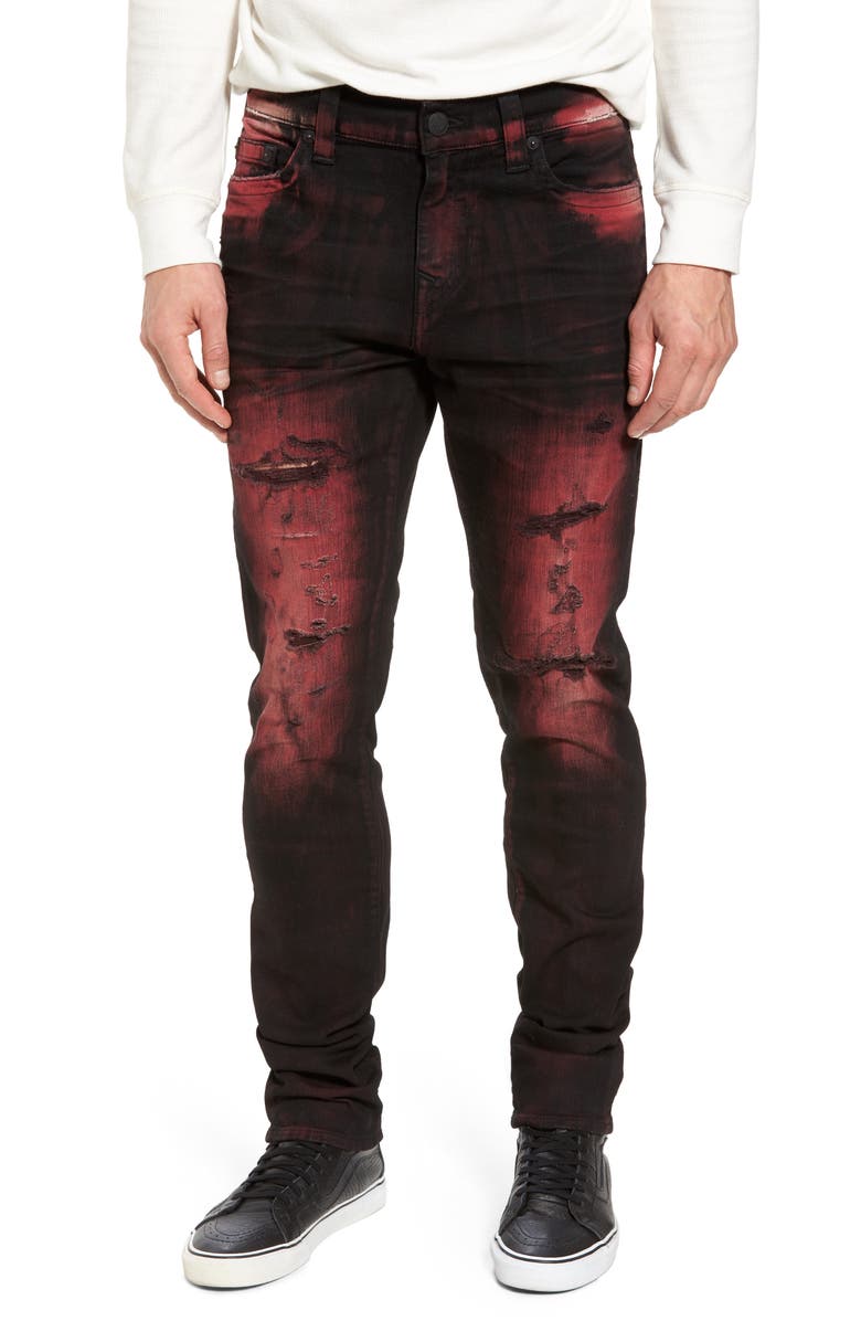 True Religion Brand Jeans Rocco Skinny Fit Jeans, Main, color, 