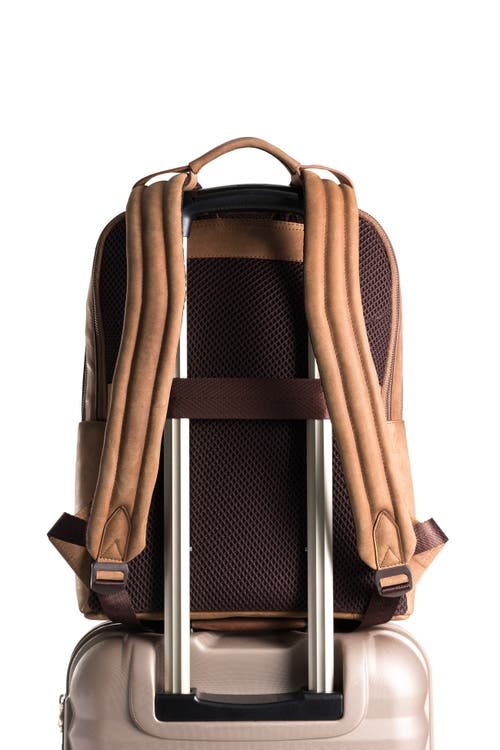 Velez Top Grain Leather Backpack For Men And Women Casual Daypack