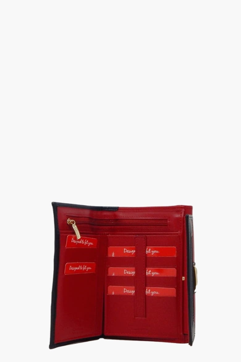 Nautical 202 Wallet, Alternate, color, Red / White / Navy
