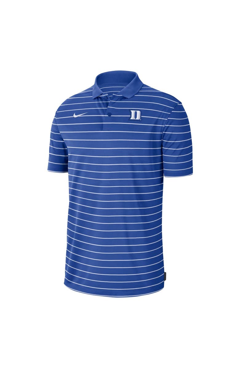 Nike Men's Nike Royal Duke Blue Devils Icon Victory Coaches 2023 Early Season Performance Polo, Alternate, color, Royal