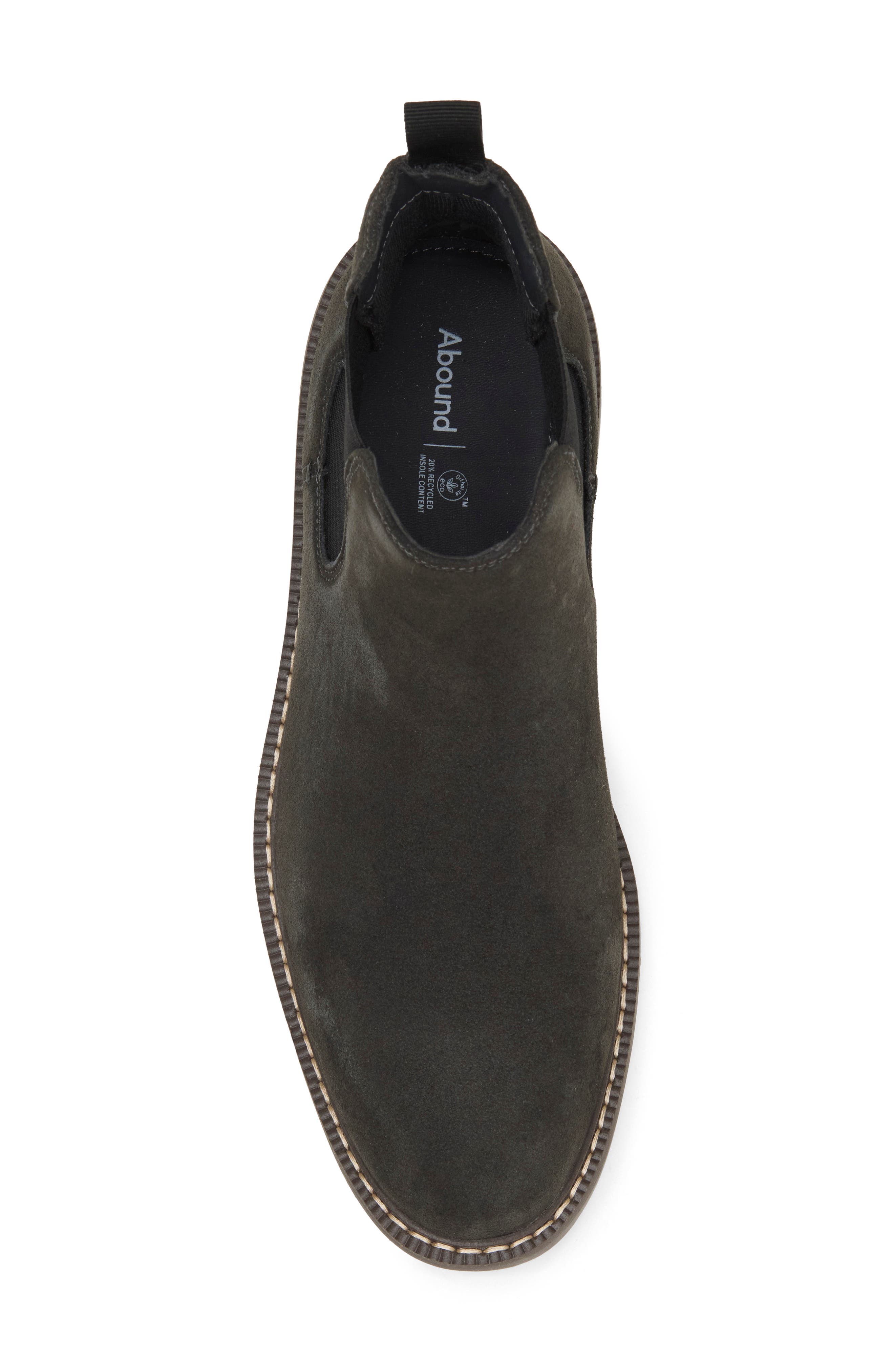 Todd Faux Leather Chelsea Boot, Alternate, color, GREY CHARCOAL