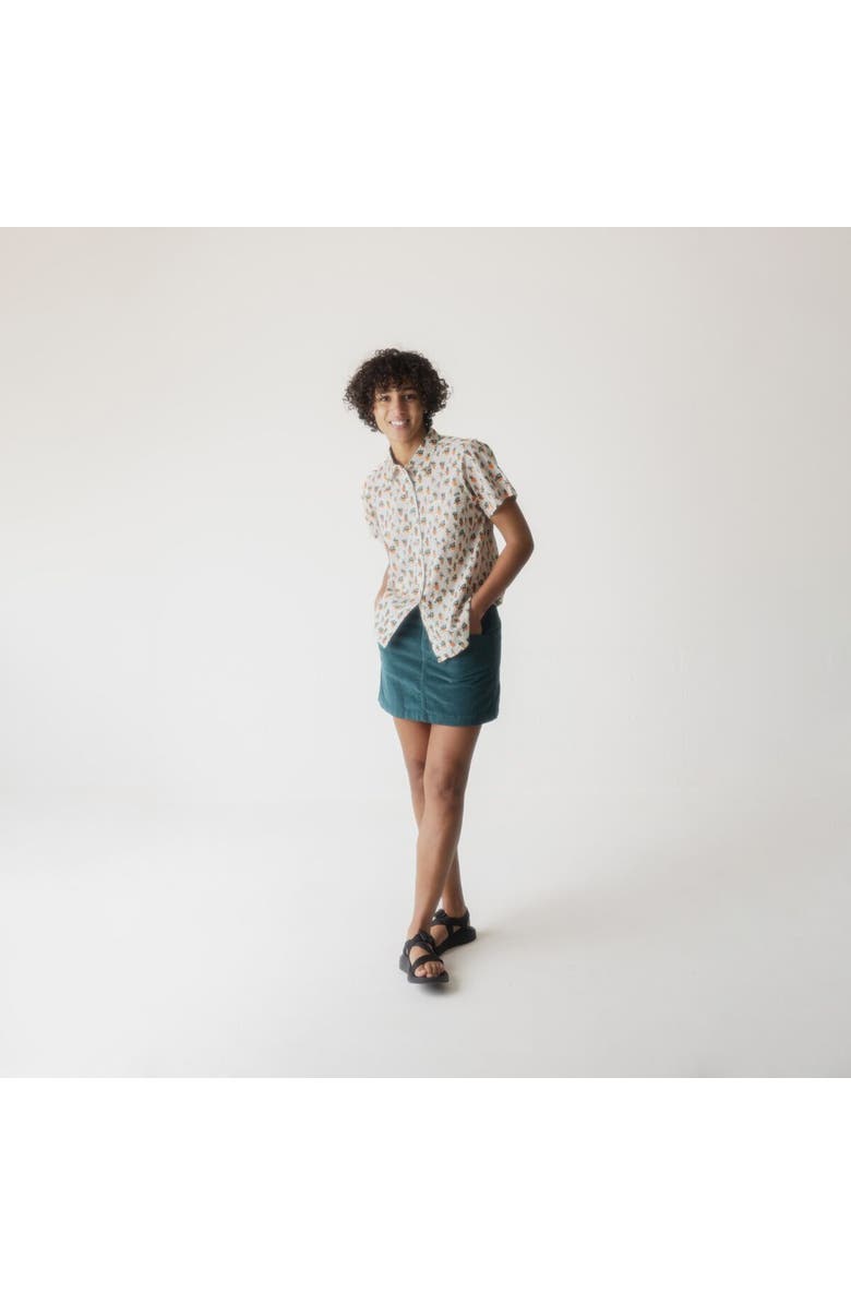 KAVU Girl Party Shirt - Women's, Alternate, color, Potted Plants