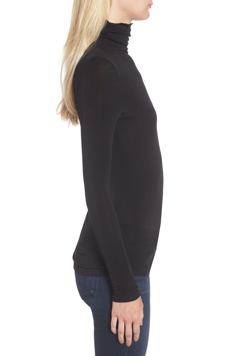 Layering Turtleneck, Alternate, color, BLACK