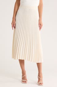 Nordstrom Pleated Midi Skirt