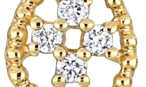 Bony Levy Mykonos Diamond Teardrop Stud Earrings In 18k Yellow Gold