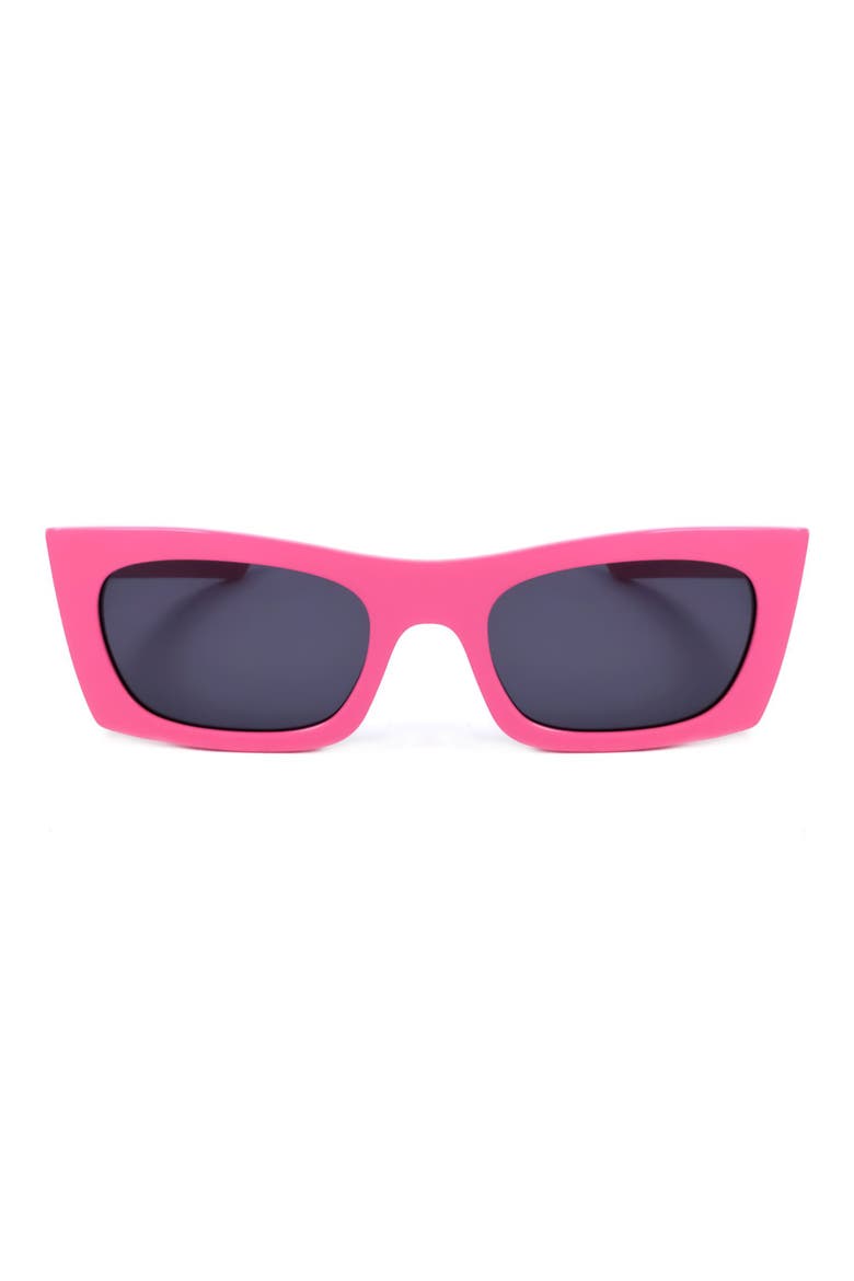 46mm Square Sunglasses, Main, color, PINK