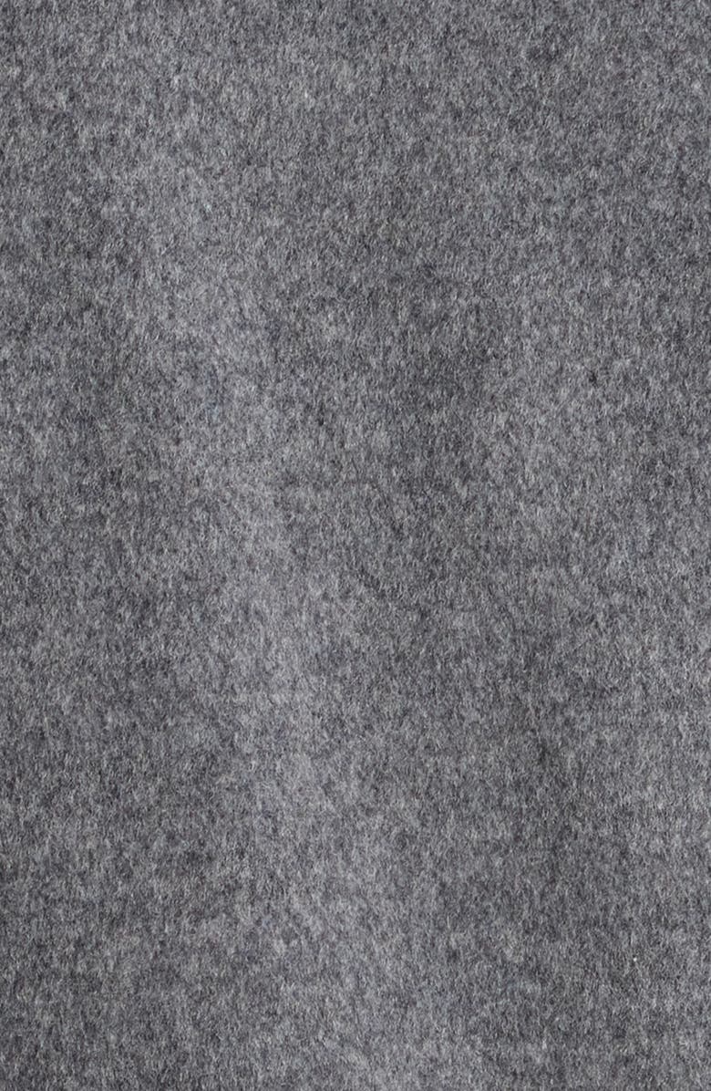 London Fog Wool Blend Longline Coat, Alternate, color, Light Grey