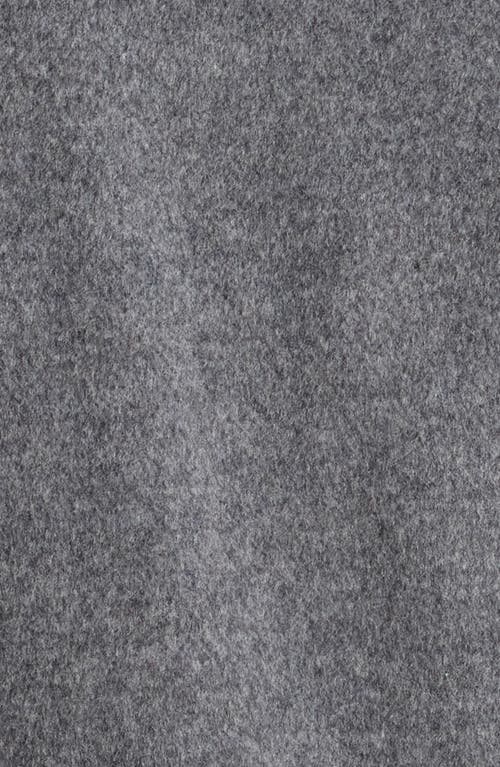 London Fog Wool Blend Longline Coat In Gray