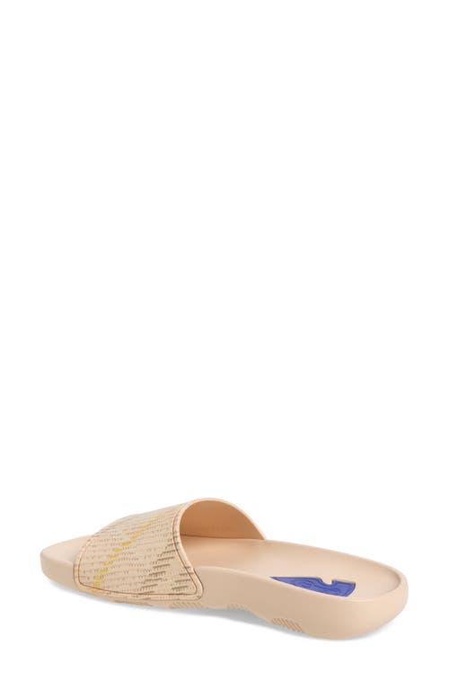 BURBERRY BURBERRY DIVE EMBOSSED CHECK POOL SLIDE SANDAL