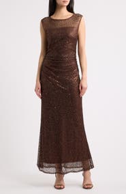 Sam Edelman Ruched Sleeveless Sequin Dress