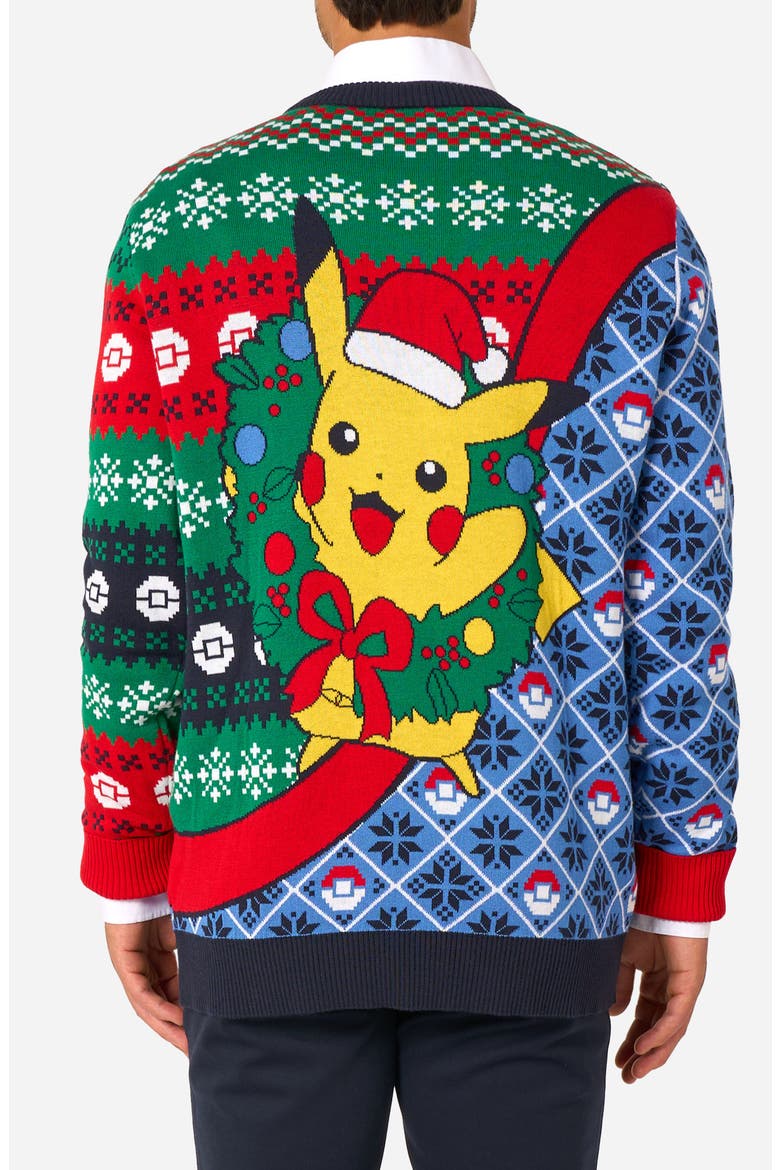 Pokémon Holiday Sweater, Alternate, color, MISCELLANEOUS