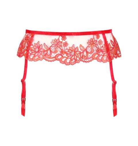 Bonbon rose Garter belt