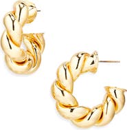 Tasha Twisted Hoop Earrings