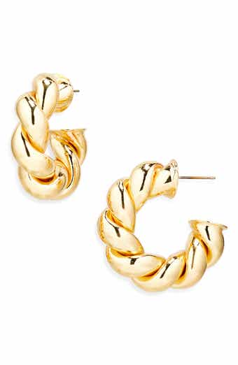Twisted Hoop Earrings
