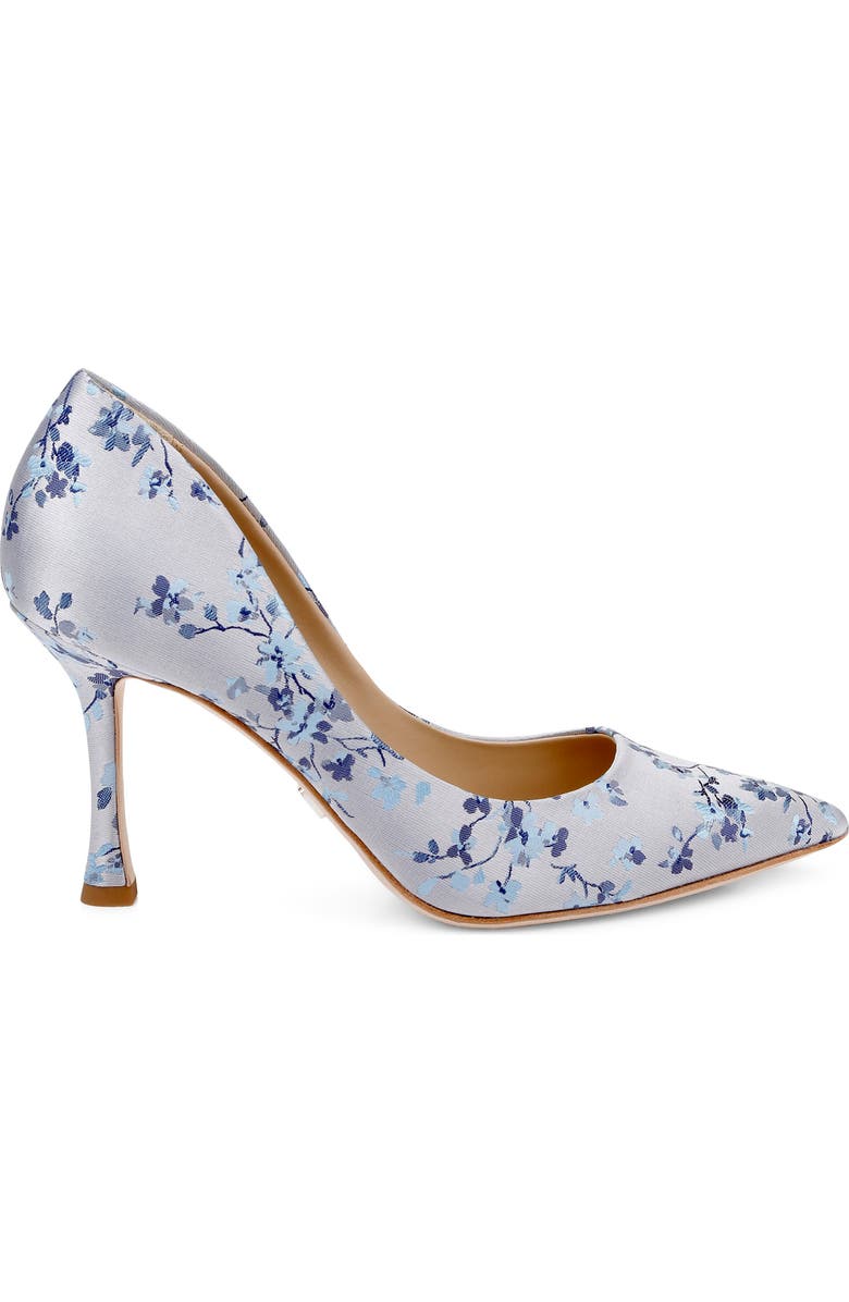 Badgley Mischka Collection Wonder Pointed Toe Pump, Alternate, color, Light Blue