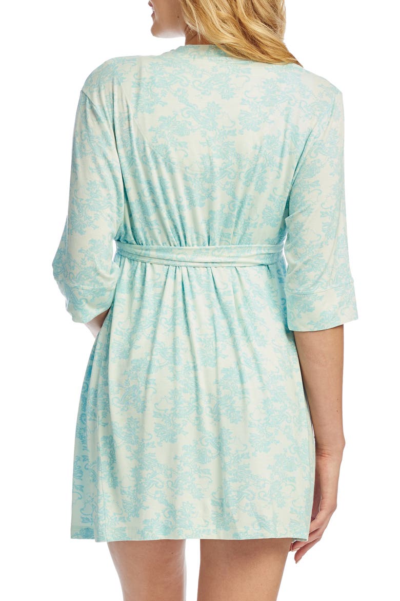 Adalia 5-Piece Maternity/Nursing Pajama Set, Alternate, color, BLUE CHANTILLY