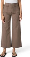 PAIGE Anessa High Waist Ankle Wide Leg Jeans