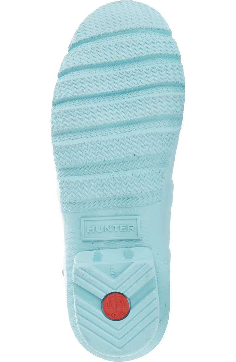 Hunter Original Short Waterproof Rain Boot, Alternate, color, Pale Mint