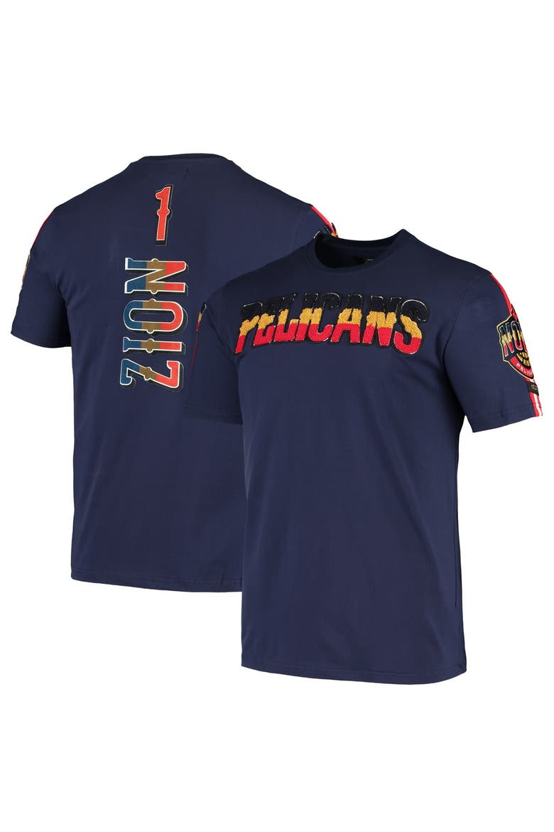 Men's Pro Standard Zion Williamson Navy New Orleans Pelicans Player T-Shirt, Main, color, Navy
