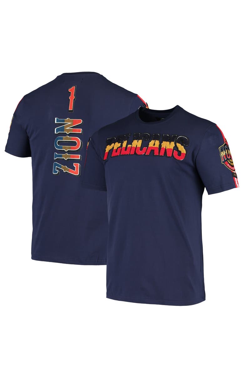 PRO STANDARD Men's Pro Standard Zion Williamson Navy New Orleans Pelicans Player T-Shirt, Main, color, Navy
