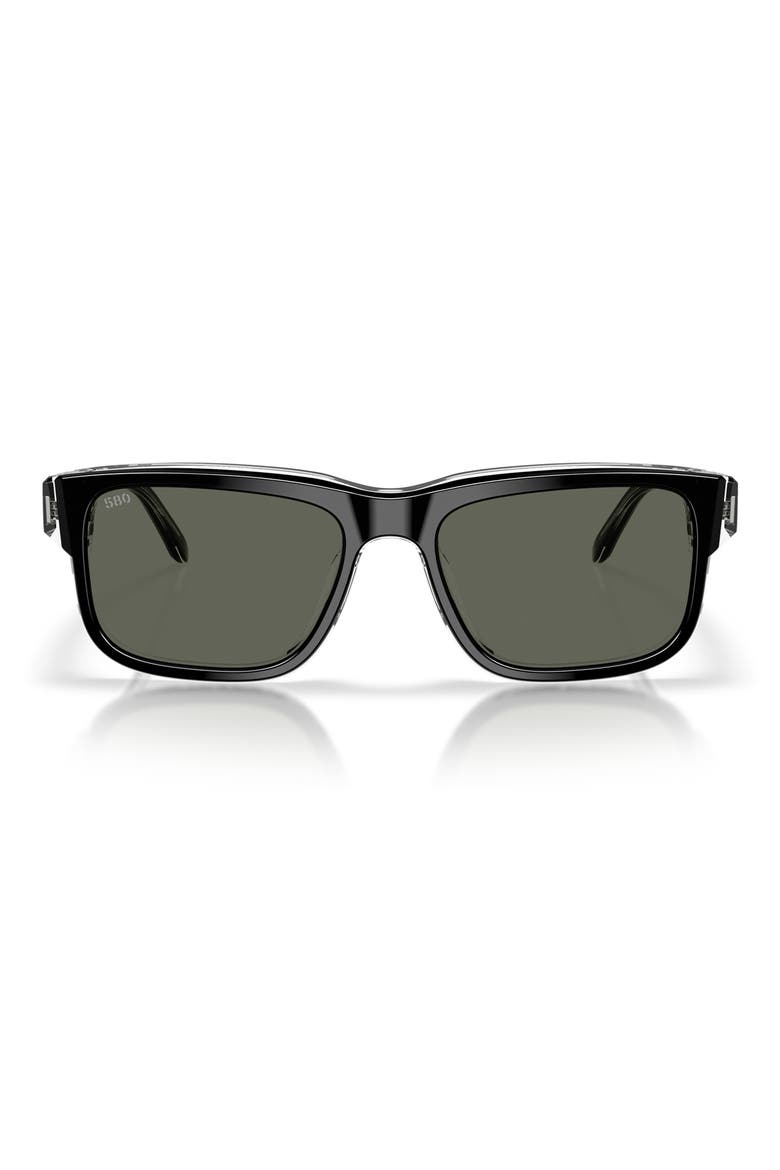 Shipwrecks 54mm Sunglasses, Main, color, BLACK / GRAY 580G