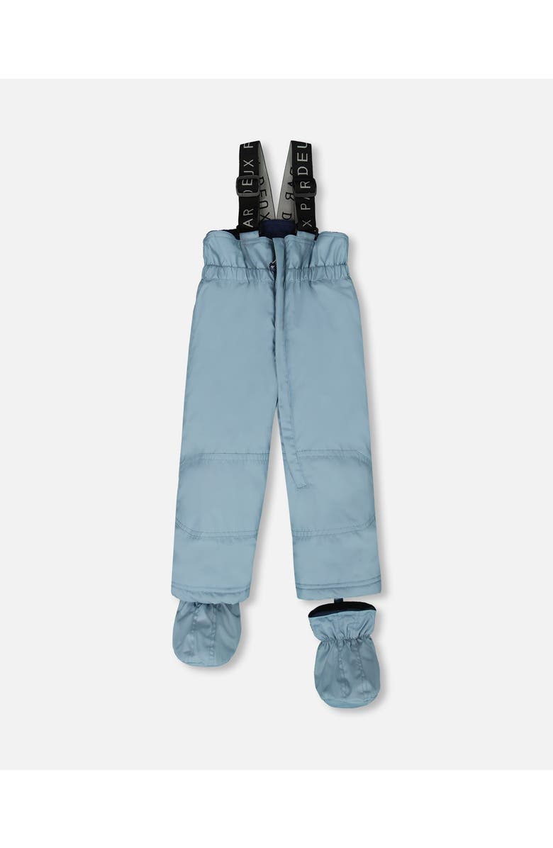 Deux par Deux Two-Piece Play Snowsuit, Alternate, color, Blue Gray