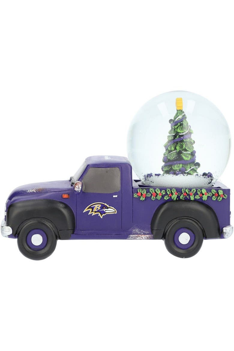 Baltimore Ravens Truck Snow Globe, Main, color, Purple