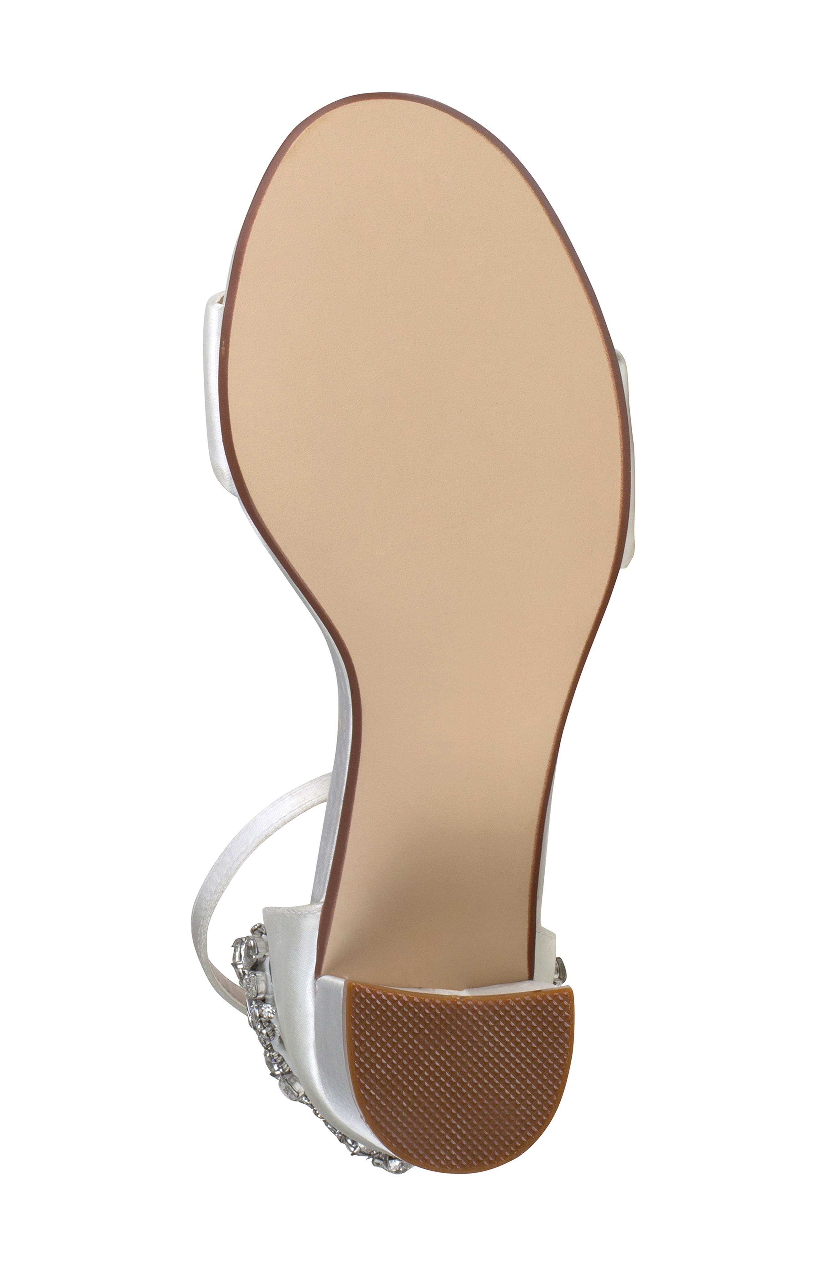 Touch Ups Olivia Ankle Strap Sandal, Alternate, color, White