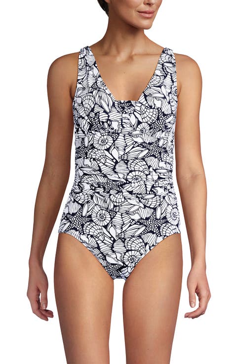 SlenderSuit Grecian Low Leg One Piece Swimsuit