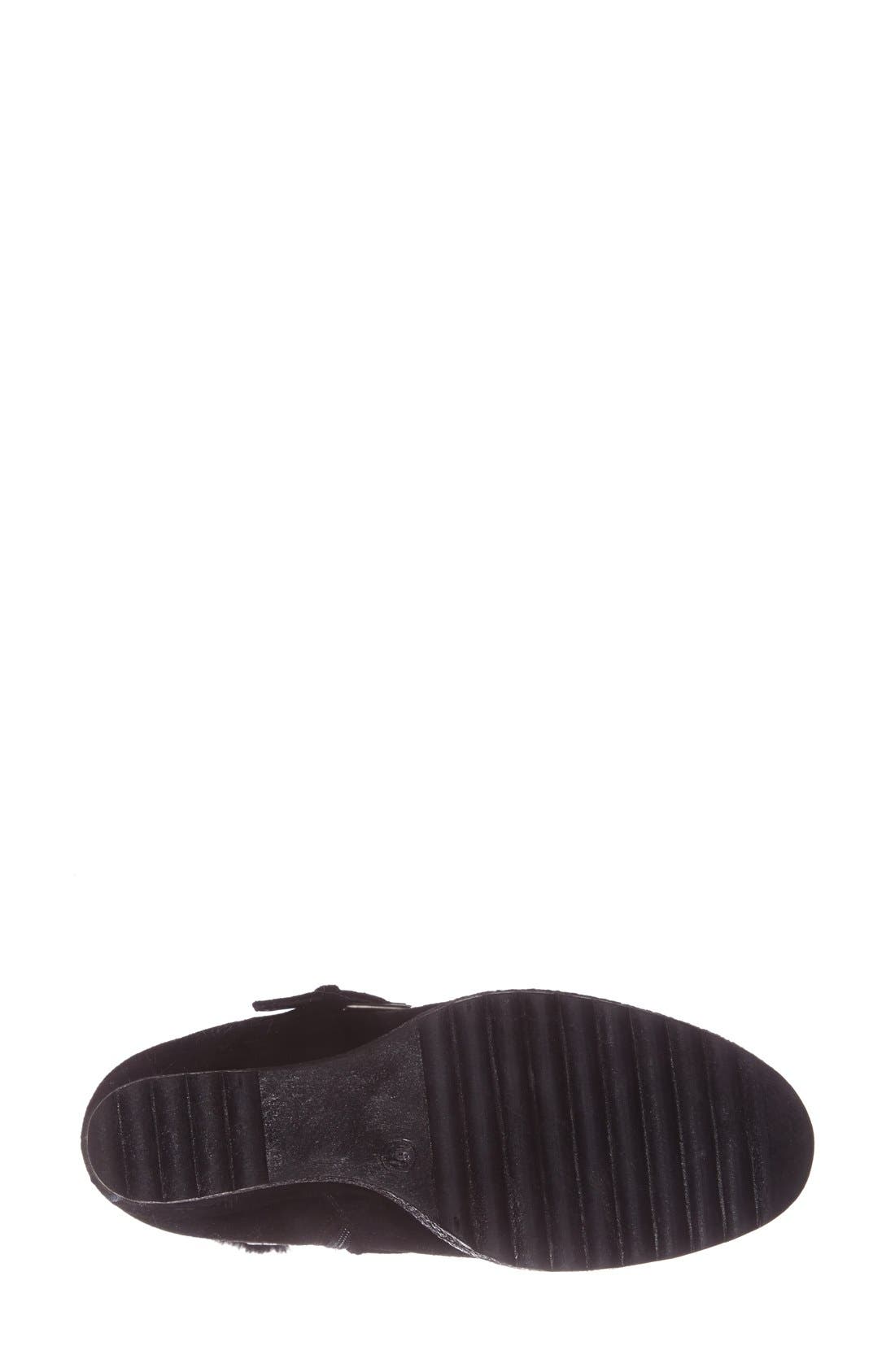 Aquatalia by Marvin K. 'Carlotta' Weatherproof Suede Wedge Bootie, Alternate, color, 