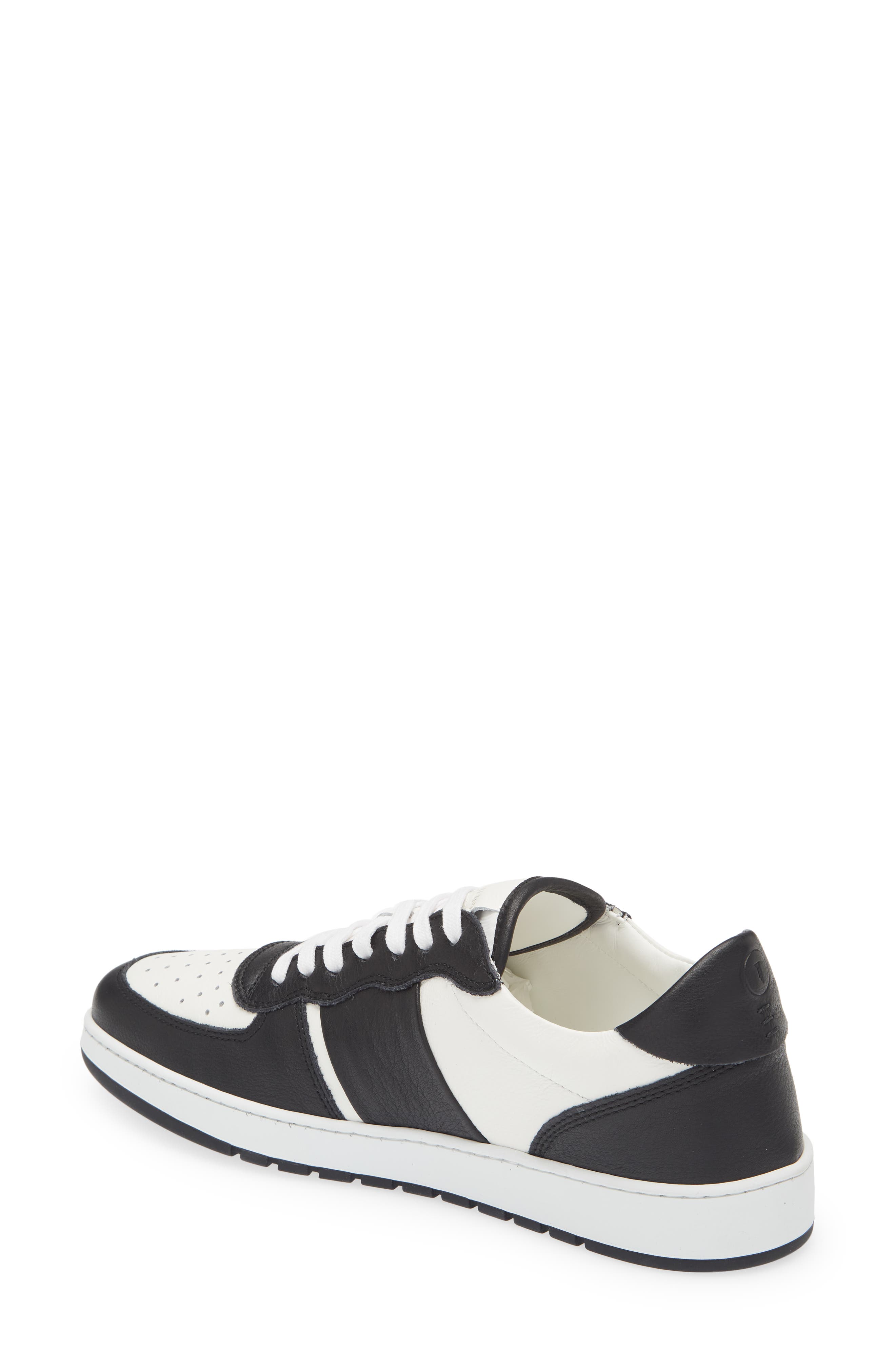 Collegium Pillar Destroyer Low Top Sneaker, Alternate, color, Black/White