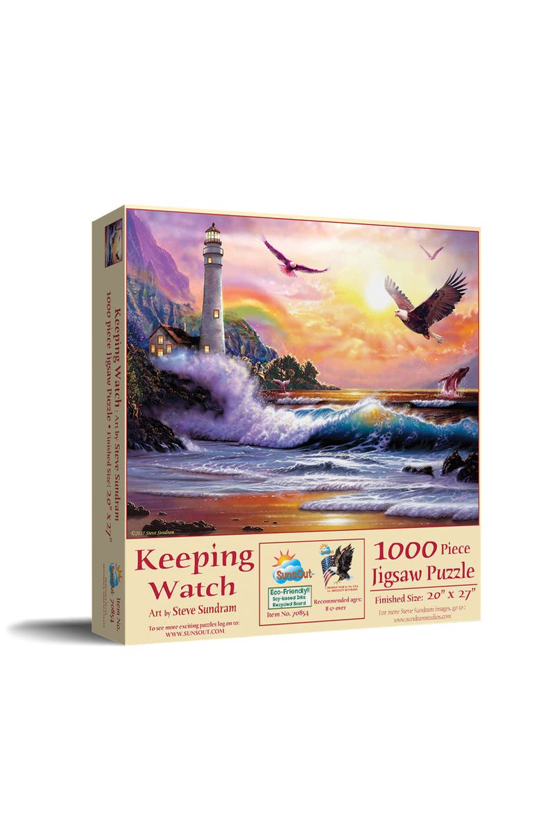 Sunsout Keeping Watch 1000 piece Jigsaw Puzzle for Adults, Main, color, Multicolor