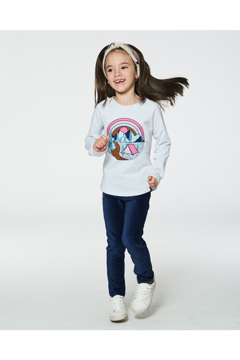 Girl's Tregging Navy, Alternate, color, Peacoat